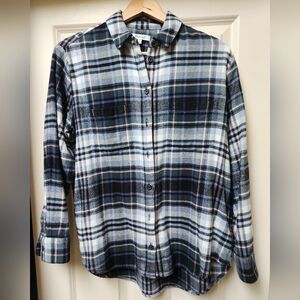 Madewell Flannel Sunday Shirt In Cronston Plaid, Size Small